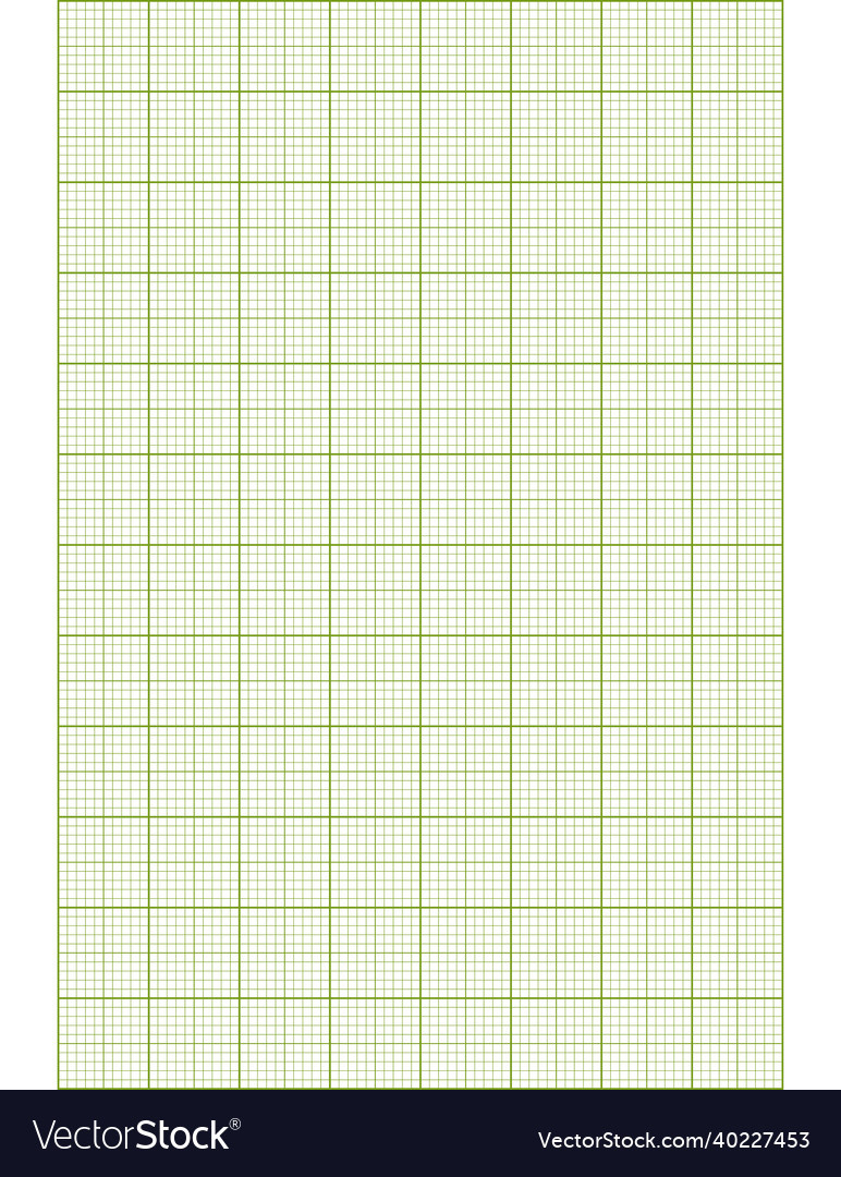 Graph Paper Printable Millimeter Grid Royalty Free Vector for Graph Paper Grid Printable