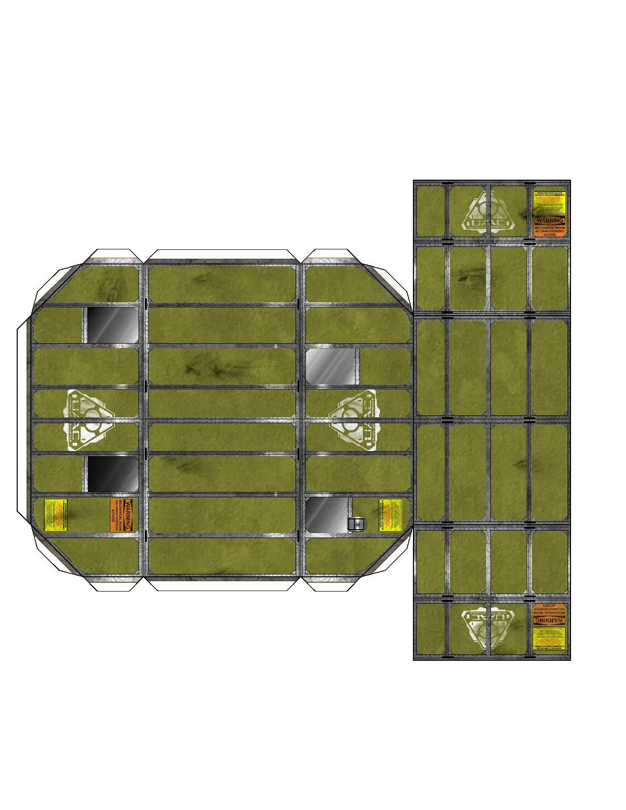 Great Papercraft Terrain For Tabletop Gaming! Easy Mode in Printable Paper Wargame Terrain