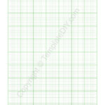 Green Graph Paper/Grid Paper Printable Template In Pdf In Graphing Paper Printable Green