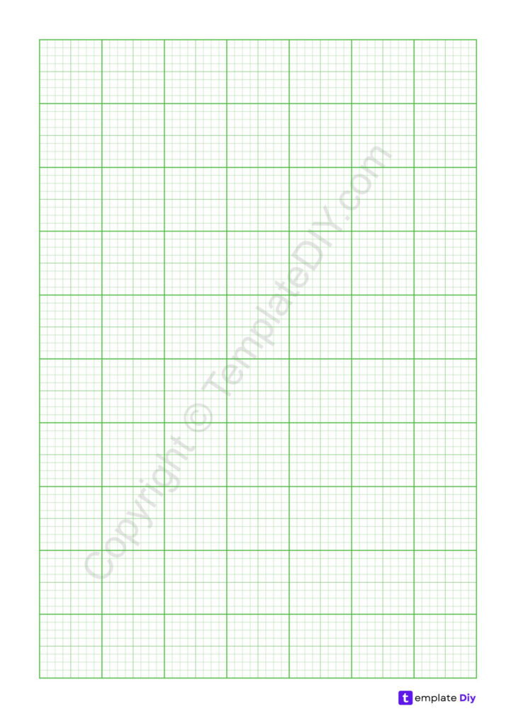 Green Graph Paper Printable