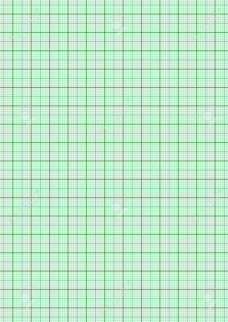 Graphing Paper Printable Green