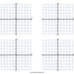 Grid Paper (Printable 4 Quadrant Coordinate Graph Paper Templates For Math Grid Paper Printable Free