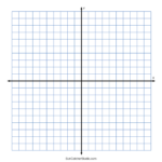 Grid Paper (Printable 4 Quadrant Coordinate Graph Paper Templates In 20 X 20 Graph Paper Printable