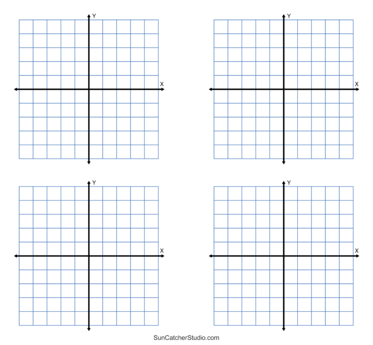 Printable 10×10 Grid Paper