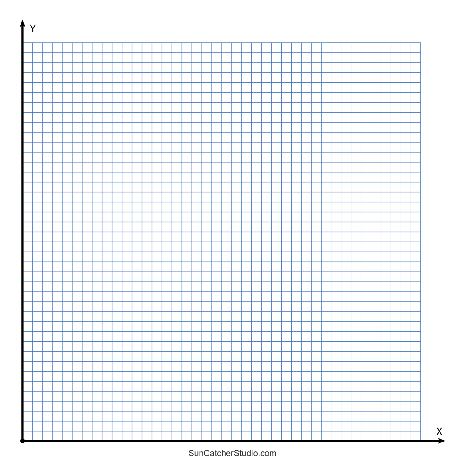 Printable Algebra Graph Paper | Grid Paper Printable