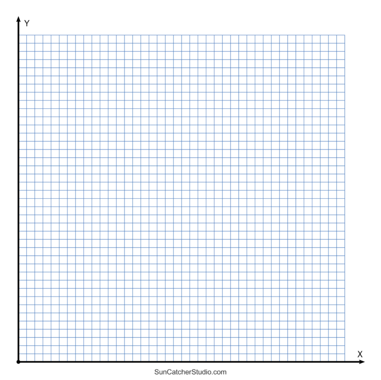 Printable Algebra Graph Paper | Grid Paper Printable