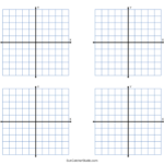 Grid Paper (Printable 4 Quadrant Coordinate Graph Paper Templates With Printable Graphing Paper With X And Y Axis