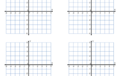 Grid Paper (Printable 4 Quadrant Coordinate Graph Paper Templates within Graph Paper Printable With Axis