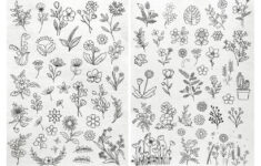 Hand Embroidery Pattern Stick Water Soluble Embroidery Stabiliser Transfer  Patch Paper For Clothes Backing Diy Craft Making Tt2312062-3 pertaining to Printable Embroidery Paper