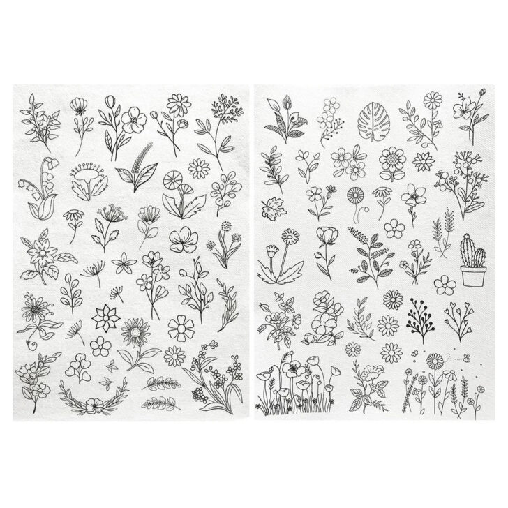 Printable Embroidery Paper