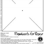 Handout 1: Peace Pinwheel Template And Instructions For Printable Paper Pinwheel Template