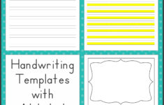 Handwriting Paper Printable - Free - Your Therapy Source inside Handwriting Without Tears Printable Paper Free
