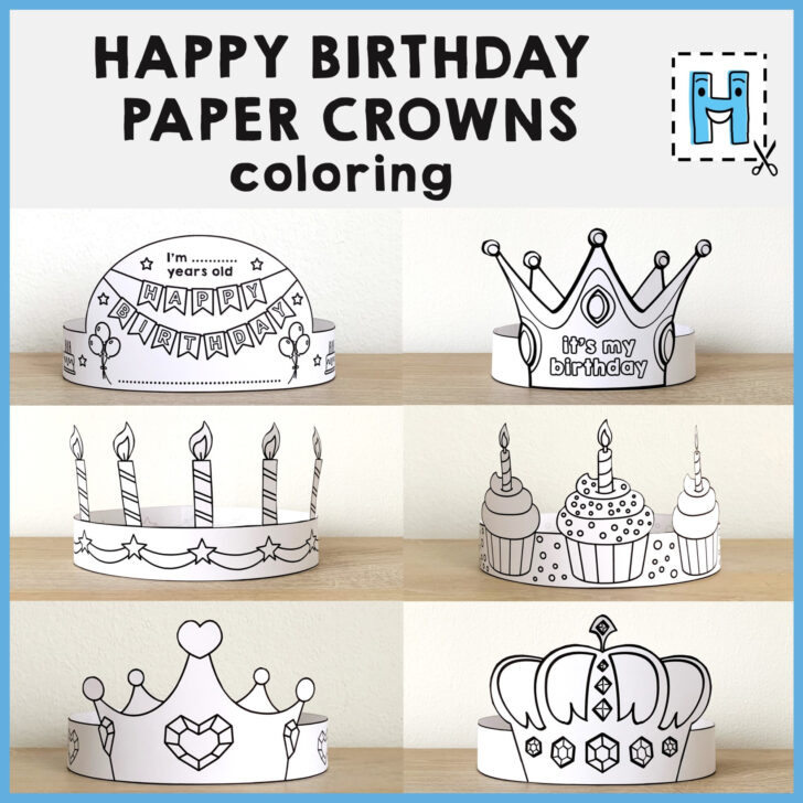 Printable Paper Crowns