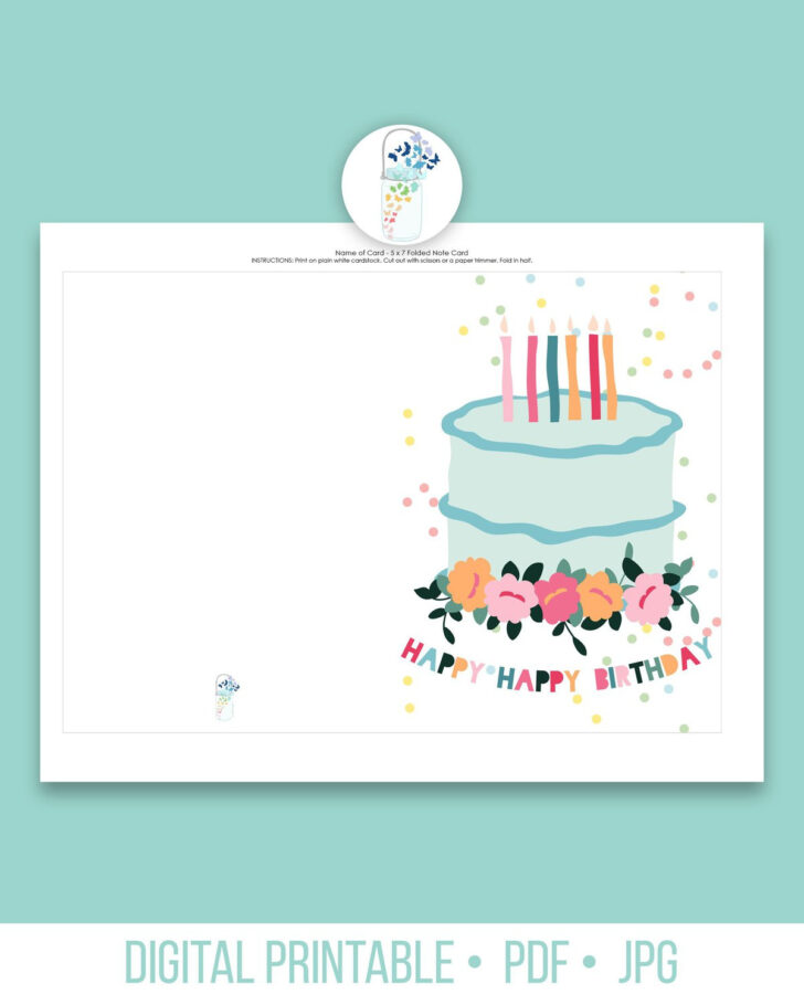 Happy Birthday Printable Paper