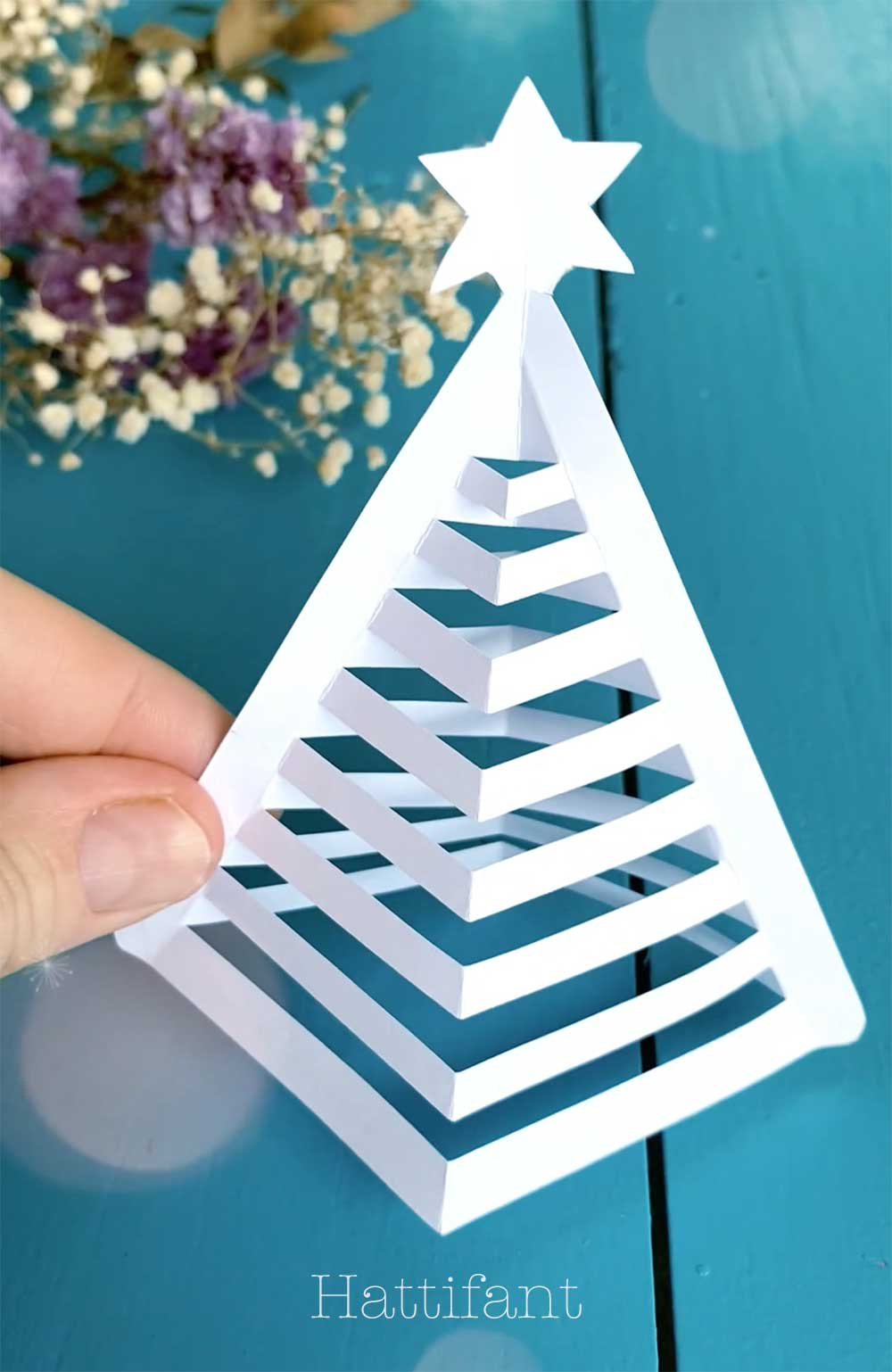 Hattifant&amp;#039;S 3D Paper Christmas Trees - Hattifant for Printable Paper Christmas Tree