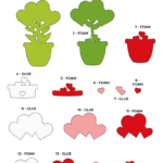 Heart Shaped Flowers For Valentine'S Day   Craft With Sarah Within Printable Paper Heart Flower Craft Template