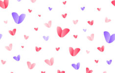 Hearts Pattern For Wrapping Paper Seamless Vector Image for Heart Printable Paper