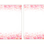 Hearts Stationery Paper, Printable Lined Writing Paper, Journal With Regard To Printable Paper With Hearts