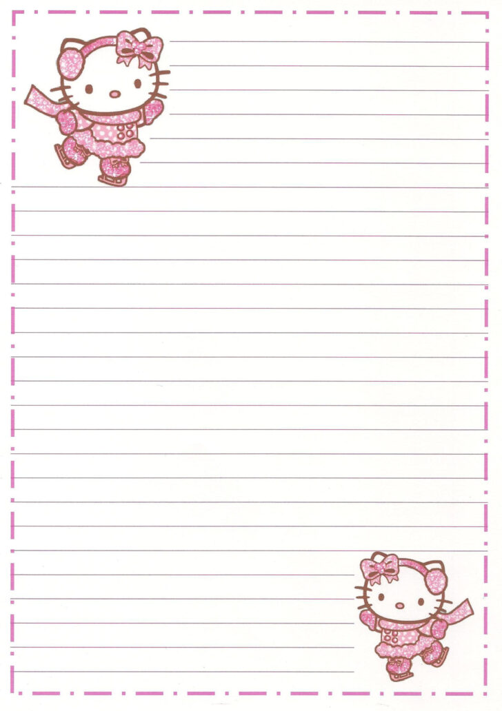 Printable Paper Hello Kitty