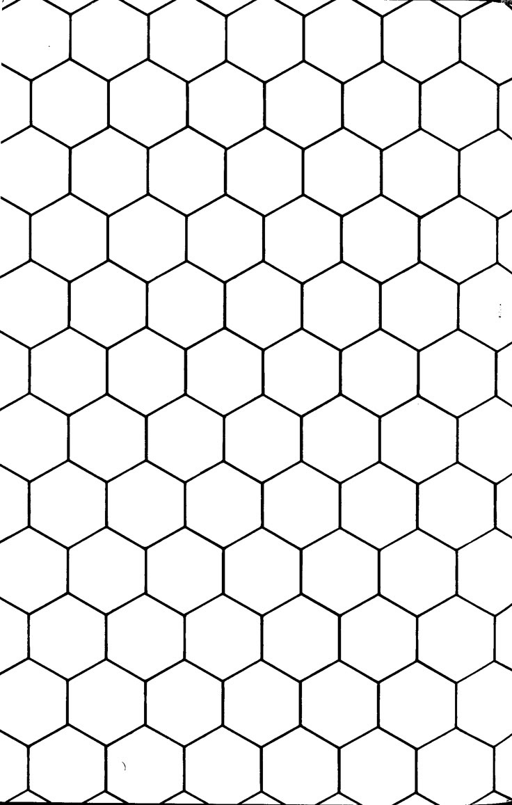 Hexagonal Graph Paper Printable Free Blank regarding Free Printable Printable Hexagon Graph Paper