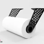 Hexagonal Paper Towel Holderluke'S 3D | Download Free Stl For 3D Printable Paper Towel Holder