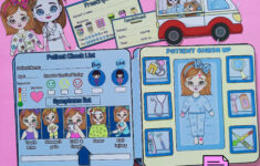 Hospital Paper Doll Busy Book: Diy Craft, Learning Activities intended for Printable Paper Hospital