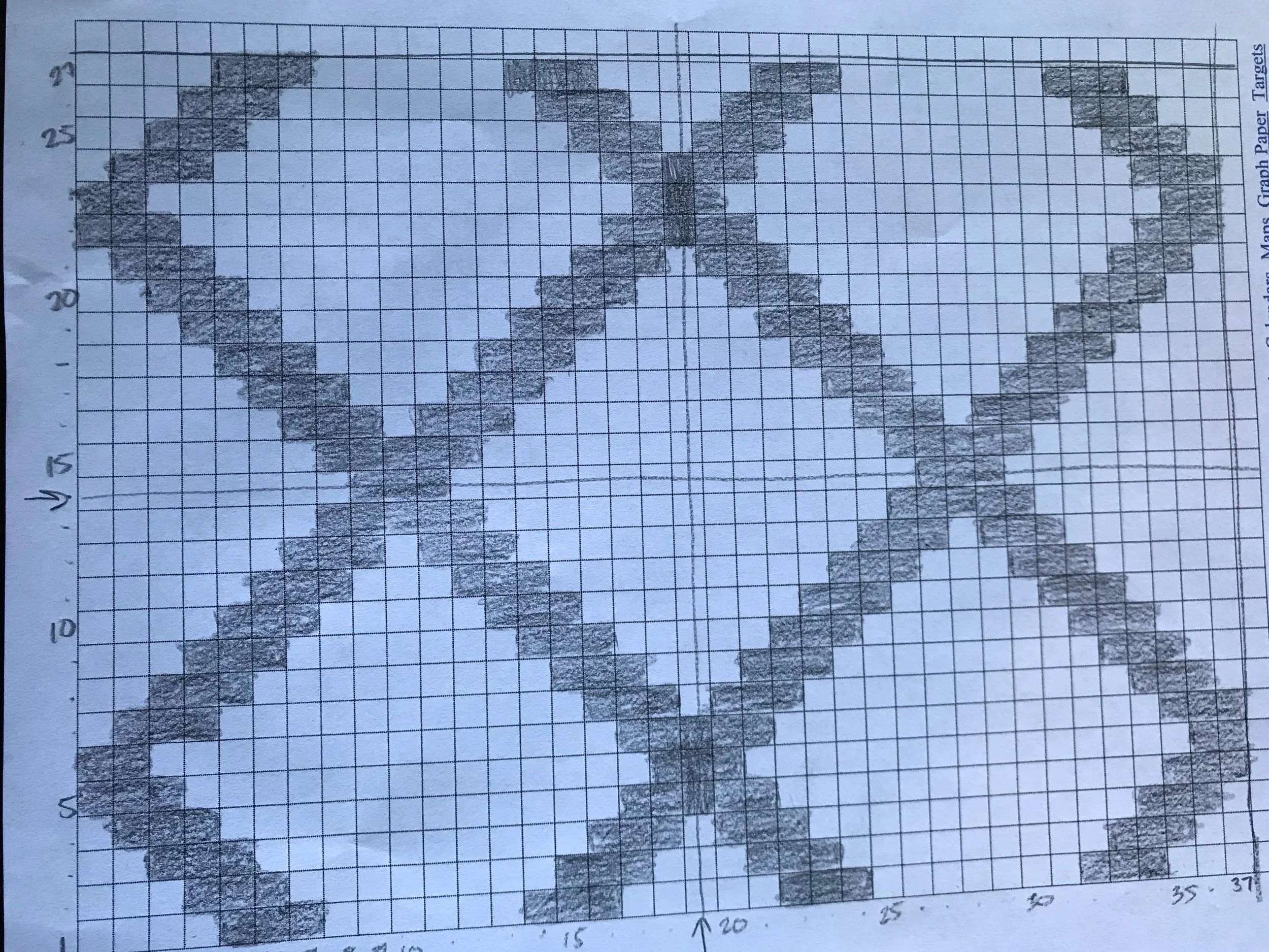 How To Design Your Own Tapestry Crochet — Meghan Makes Do for Tapestry Crochet Graph Paper Printable