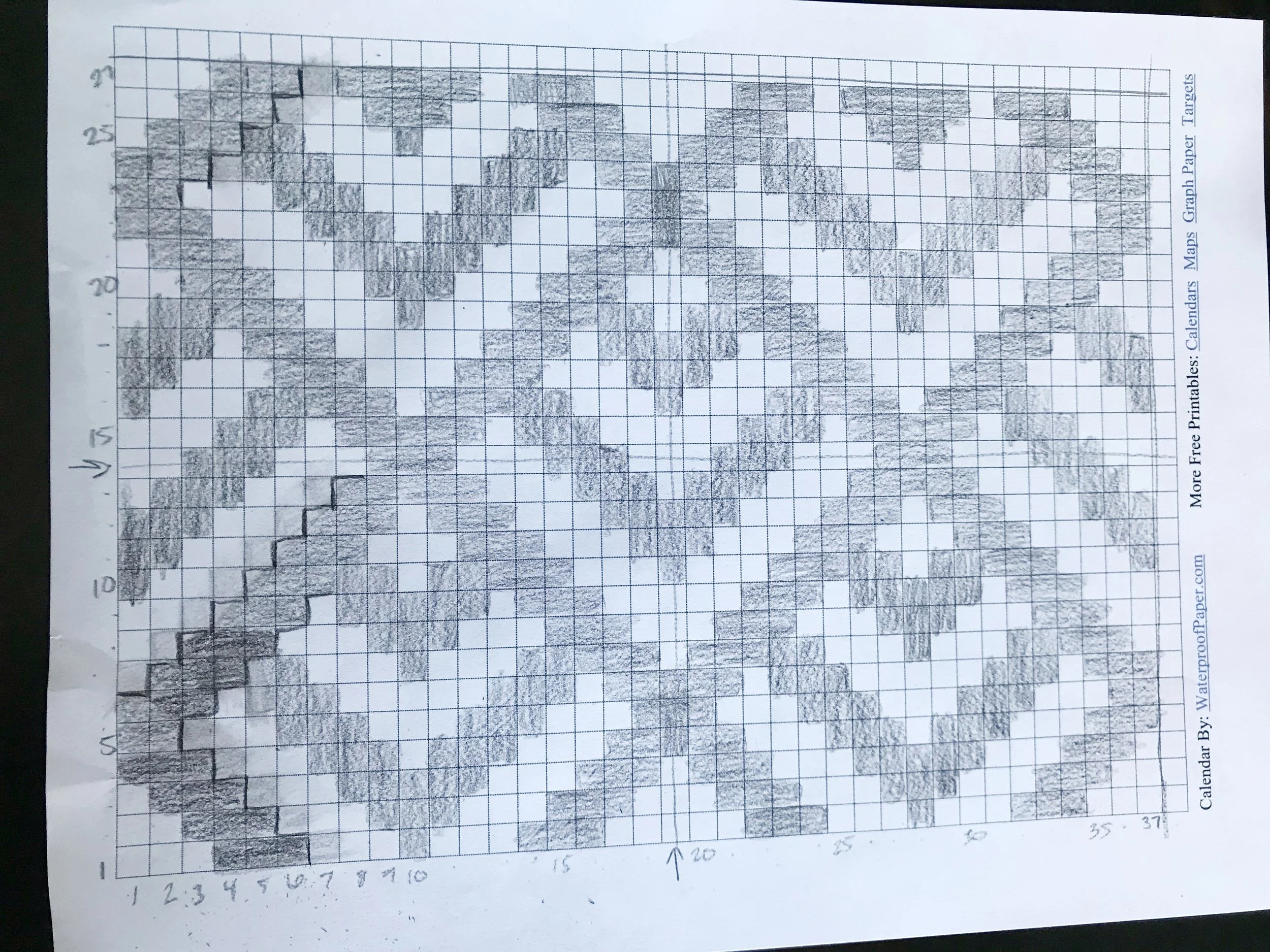 How To Design Your Own Tapestry Crochet — Meghan Makes Do with regard to Tapestry Crochet Graph Paper Printable