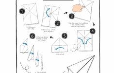 How To Fold Paper Planes (With Free Printable Folding Plans) - In in Printable Paper Airplane Instructions