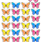 How To Make A 3D Paper Butterfly: Tutorial And Free Template Regarding Butterfly Printable Paper