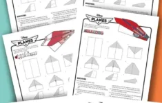How To Make A Paper Airplane - Disney Planes Style throughout Printable Paper Planes
