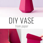 How To Make A Paper Flower Vase Sleeve (Very Easy With Template With Regard To Printable Paper Vase