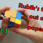 How To Make A Paper Rubik'S Cube | With Template | Part 1 Inside Printable Paper Rubik&#039;s Cube Template