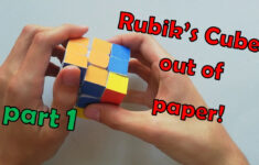 How To Make A Paper Rubik'S Cube | With Template | Part 1 within Printable Paper 2X2 Rubik'S Cube Template