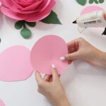 How To Make Big Paper Roses Stepstep (+ Free Template For Printable Paper Rose Template