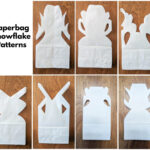How To Make Gorgeous 3D Paper Bag Snowflakes For Printable Paper Bag Snowflake Template