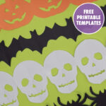How To Make Halloween Paper Garland (With Free Template) Within Printable Paper Garland