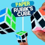 How To Make Paper 2X2 Rubik'S Cube. Diy Origami Magic Infinity Cube. Easy  Paper Crafts Intended For Printable Paper 2x2 Rubik&#039;s Cube Template