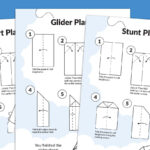 How To Make Paper Airplanes (Free Printable) With Printable Paper Airplane Directions