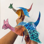 How To Make Paper Dragons (Easy Free Printable Model Included Throughout Free Printable Paper Plate Dragon Template
