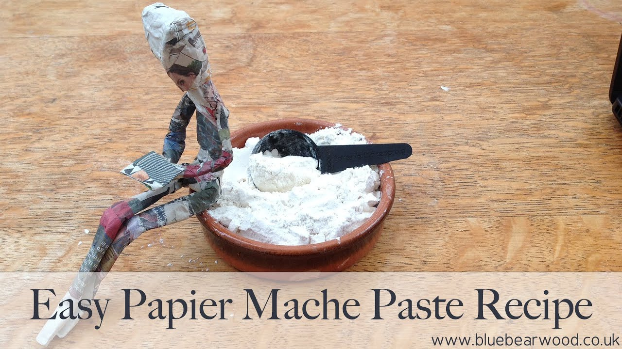 How To Make Paper Mache Glue Paste – Simple &amp;amp; Strong Recipe! in Printable Paper Mache Recipe