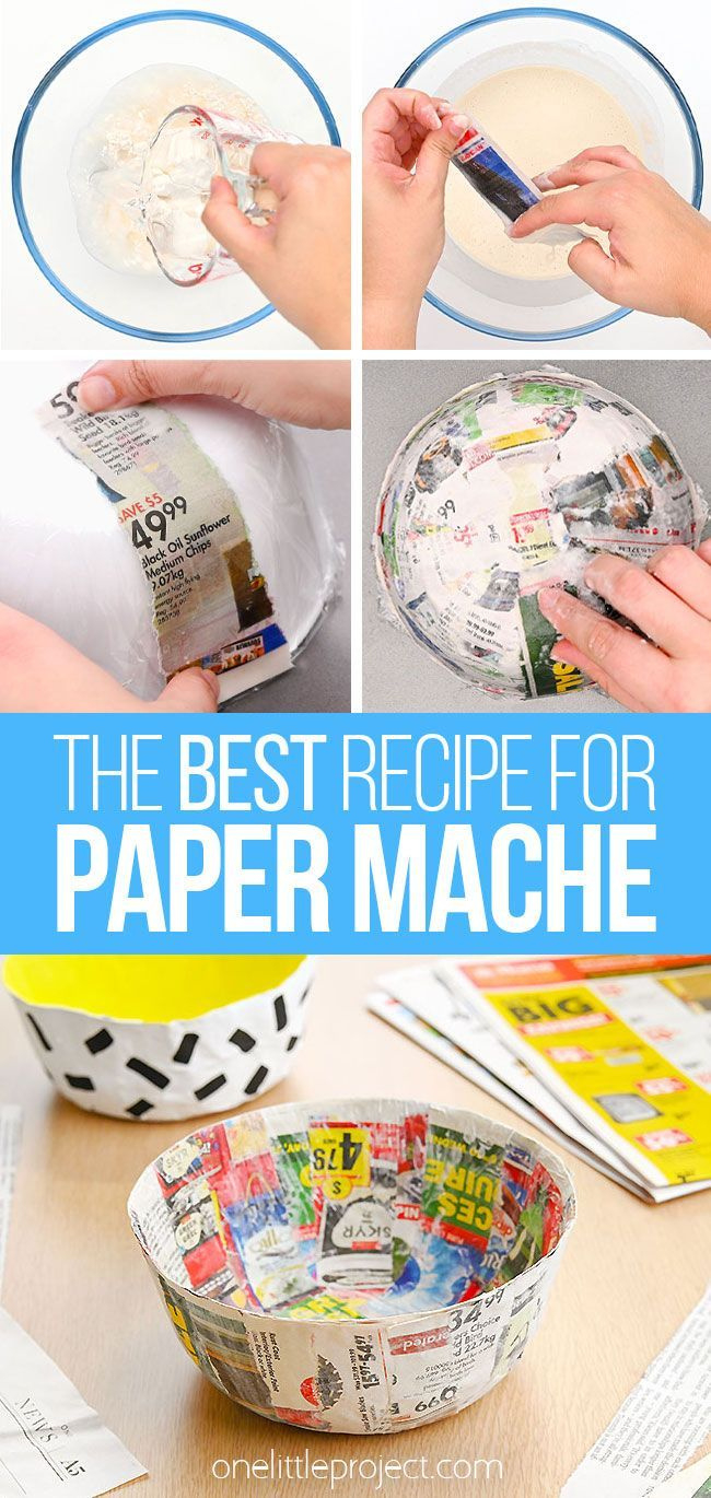 How To Make Paper Mache | The Best Paper Mache Recipe intended for Printable Paper Mache Recipe