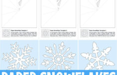 How To Make Paper Snowflakes + Free Printable Patterns throughout Free Printable Paper Snowflake Patterns
