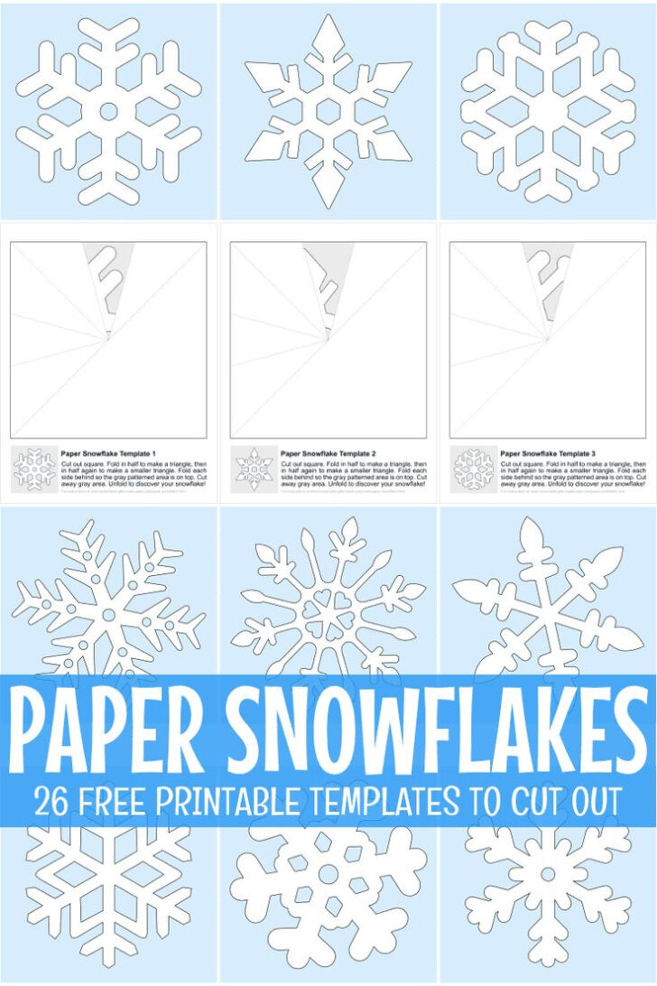 Free Printable Paper Snowflake Patterns