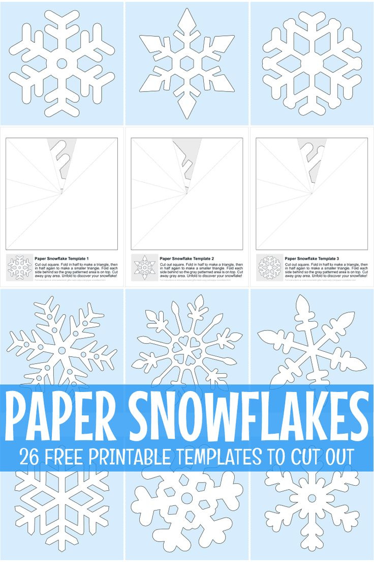 How To Make Paper Snowflakes + Free Printable Patterns throughout Free Printable Paper Snowflake Patterns