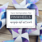 How To Make Pinwheels With Free Printable Template   The Kitchen With Regard To Free Printable Paper Windmill Template