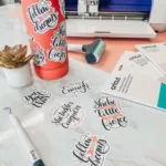 How To Make Stickers With Your Cricut   Print Then Cut Feature In How To Use Cricut Printable Sticker Paper