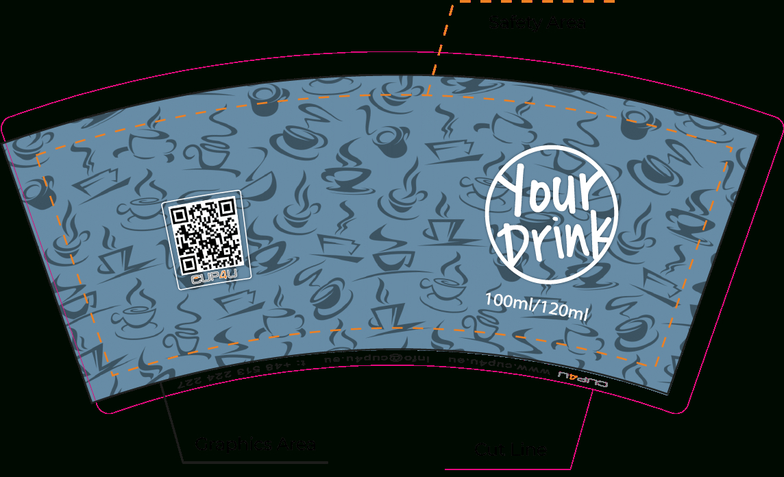 How To Prepare A File For Printing intended for Printable Paper Cup Template