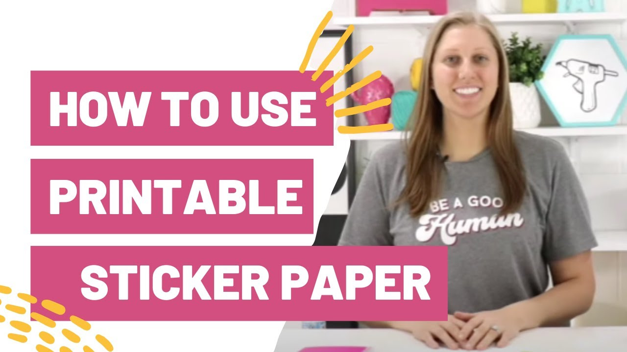 How To Use Printable Sticker Paper inside How To Use Cricut Printable Sticker Paper