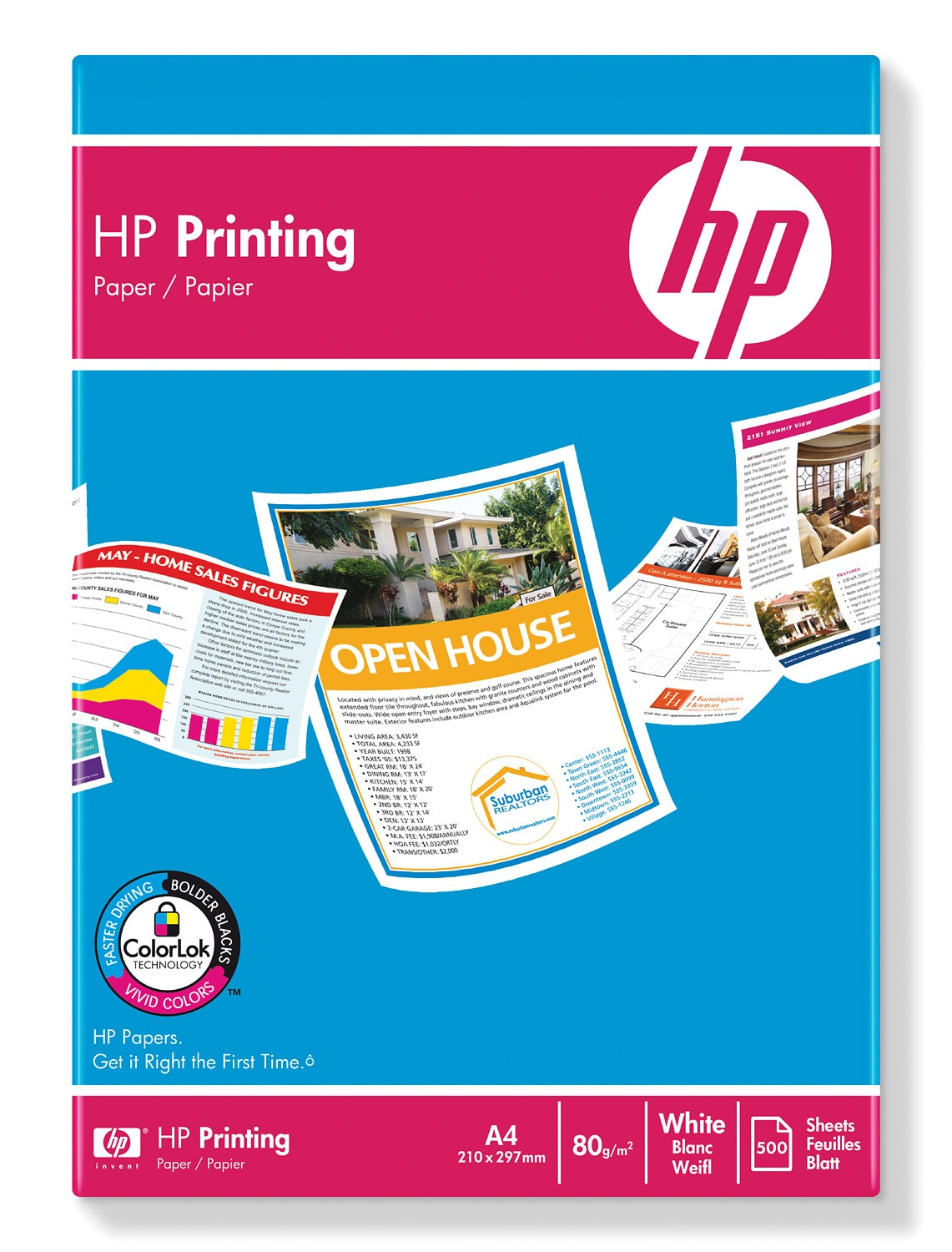 Hp Printing Paper-500 Sht/A4/210 X 297 Mm | Hp® Ireland for Printable Paper 500